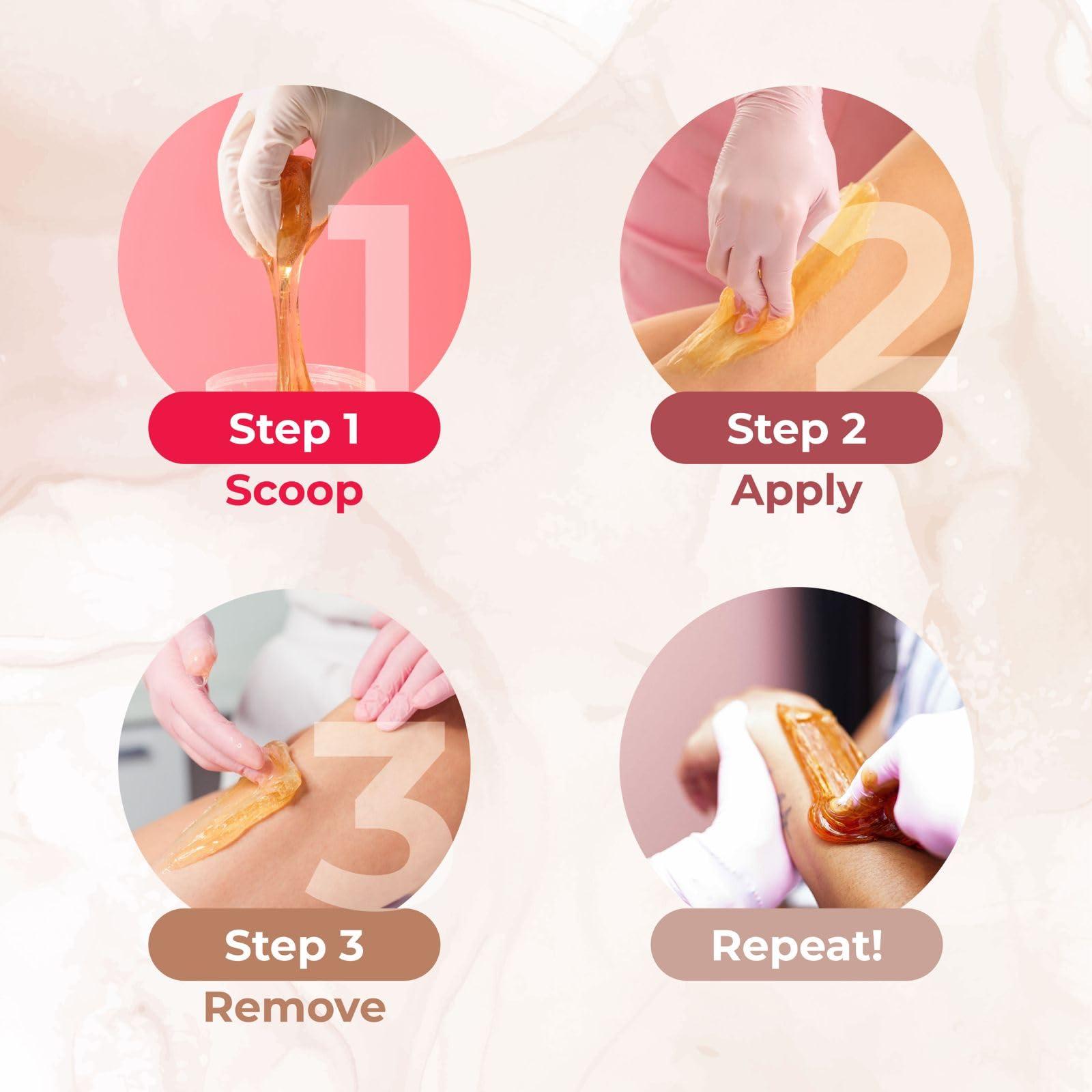 Hello Sugar Smooth by Hello Sugar | Full-Body Sugar Wax | Sugar Waxing for Hair Removal | Sugaring Kit | Salon-Quality, Natural, Vegan | Gentle on Skin & Long-Lasting Smoothness | 100% Cruelty-Free (36 Ounces)