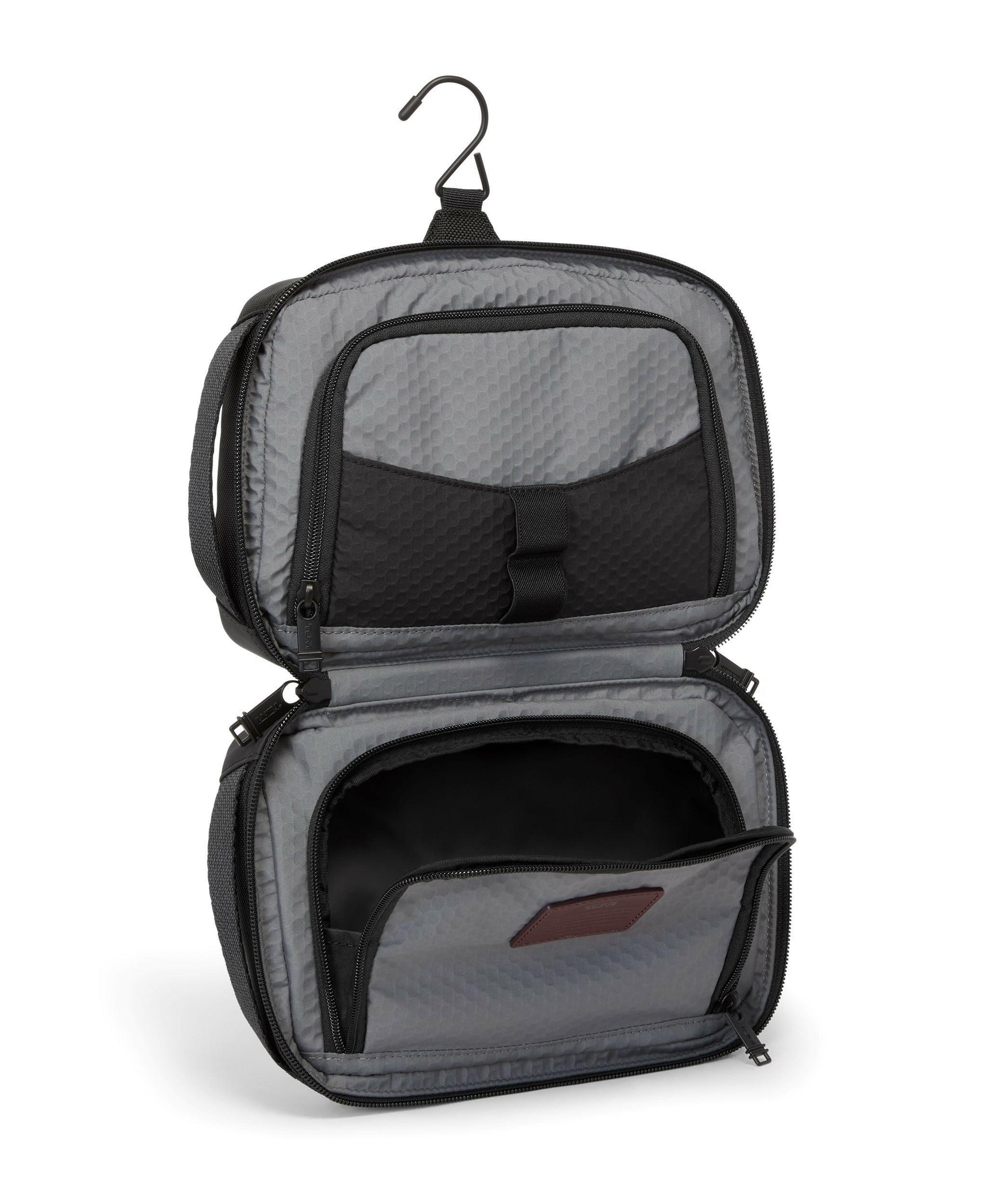 TUMI TUMI - Alpha Bravo Response Travel Kit - Hanging Toiletry Kit - Travel Bag Tracer - 6.3\" X 9.5\" X 3.5\" - Oxblood