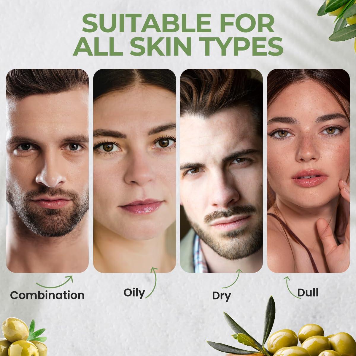 GIBI GIBI Olive Oil Soap Bar with Laurel - 7.06 Oz Pure Natural Olive Oil Bar Soap - Moisturizes & Hydrates Skin - Gentle on Face and Body - Vegan & Cruelty Free Olive Soap