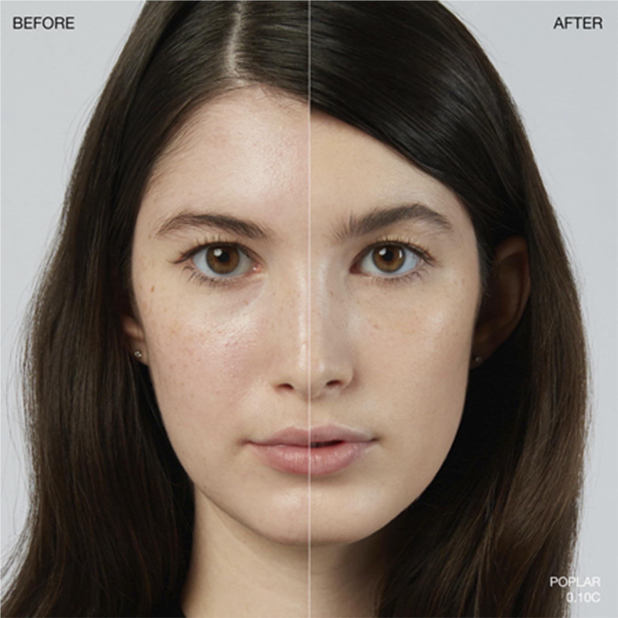 Ogee Ogee Sculpted Complexion Foundation Stick (Poplar 0.10C Fair, White-Pink Undertones) Full Coverage Foundation Makeup - Instantly Balance & Even Complexion - 70% Organic Ingredients