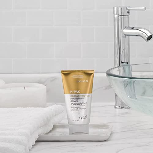 Joico K-PAK Reconstructor Deep-Penetrating Treatment | For Damaged Hair | Repair & Strengthen Strands | Rebuild & Fortify Damaged Hair | Improve Elasticity | With Keratin & Arginine | 5.1 Fl Oz (Pack of 2)