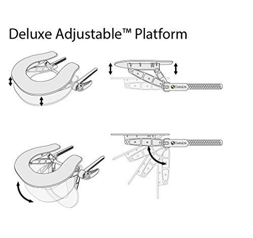 EarthLite EARTHLITE Massage Table Face Cradle Deluxe Adjustable - Durable, Fully Adjustable Headrest Platform for Massage Chairs & Tables