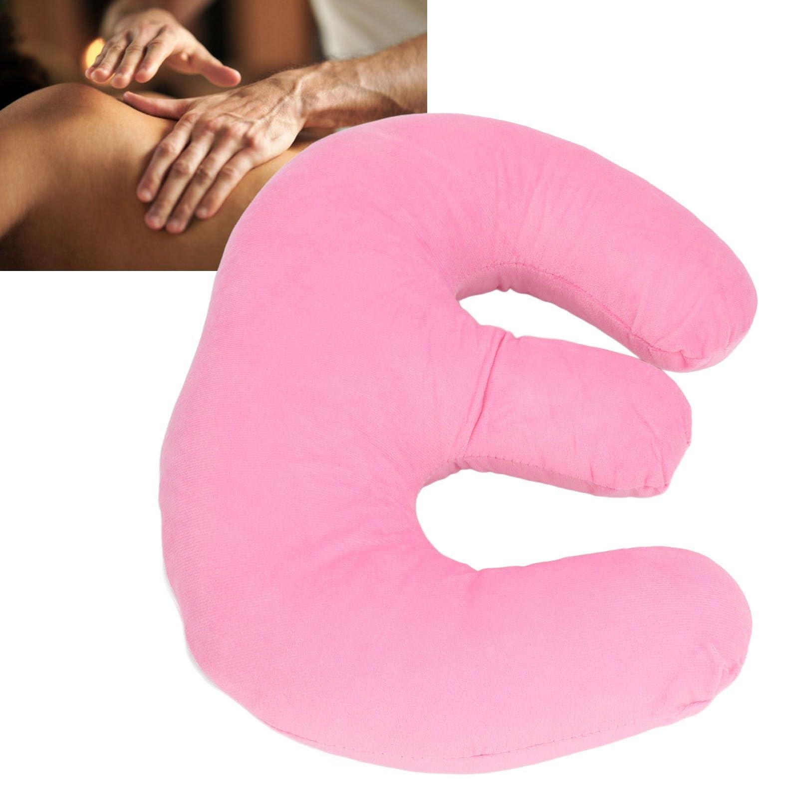 NinthAvenue Basics Chest Pillow, Massage Table Pillow Women Chest Pillow Wrinkles Prevention Soft Massage Table Chest Cushion Pad with Removable Cover for Spa Salon