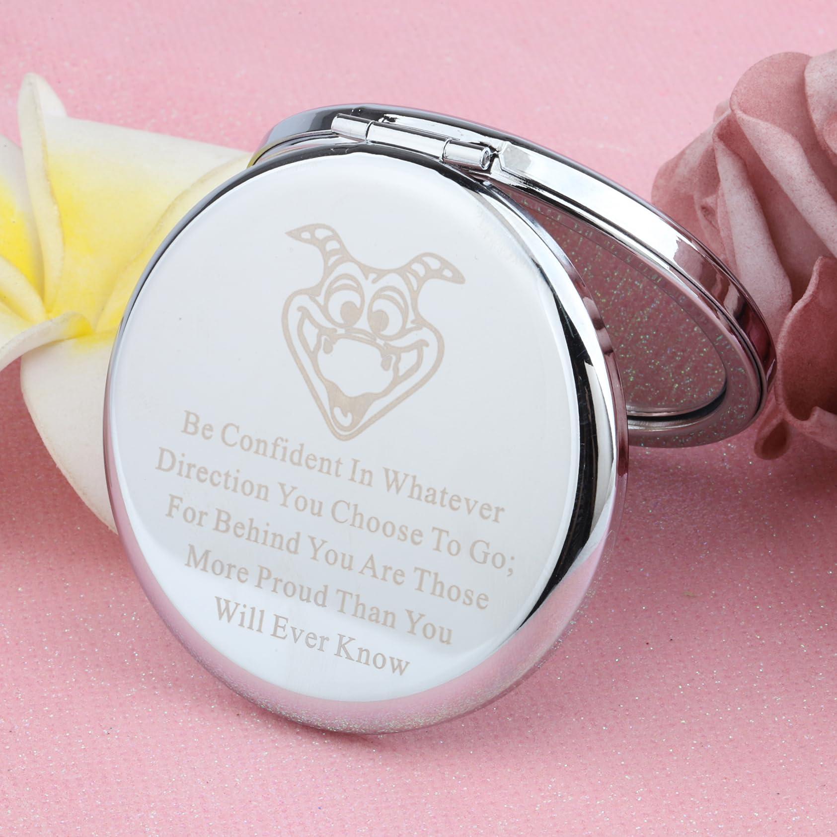 LQRI LQRI Cartoon Makeup Mirror Purple Dragon Gift Lover Merchandise Purple Dragon Fan Gift