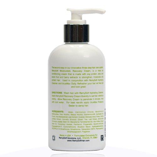 RemySoft RemySoft Moisturelab System - Safe for Hair Extensions, Weaves and Wigs - Salon Formula Shampoo, Conditioner & Serum - Gentle Sulfate-free Lather