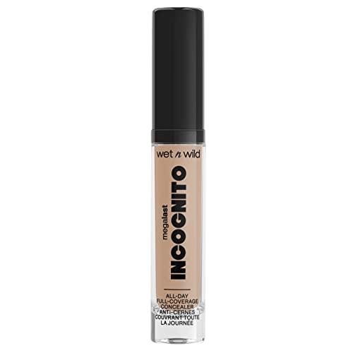 wet n wild wet n wild Mega Last Incognito All-Day Full Coverage Liquid Matte Concealer, Light Honey