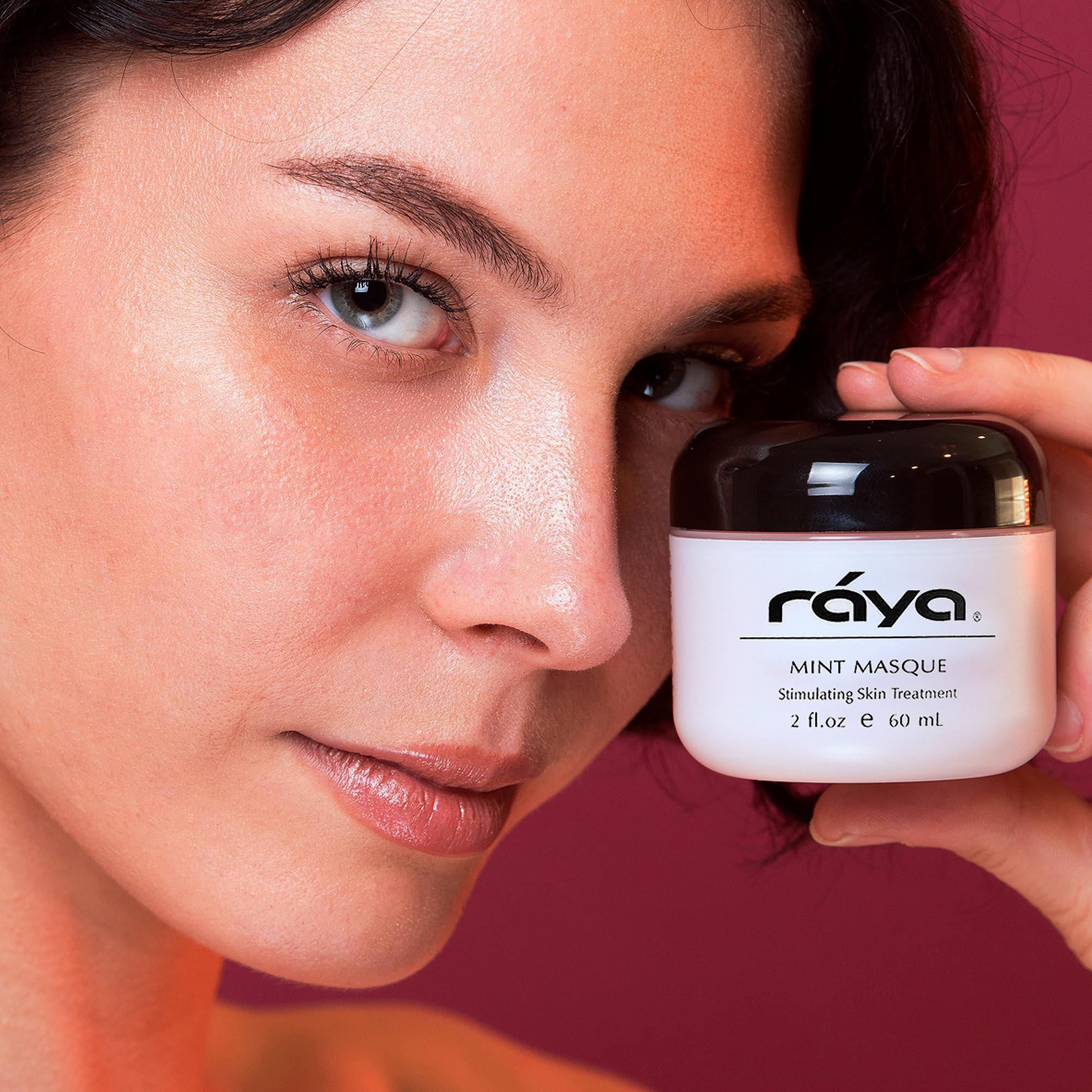 Raya Raya Mint Masque (603) | Cooling and Refreshing Facial Treatment Mask Combination for Oily and Break-Out Prone Skin, Moisturizing,Tightening Pores, Refining Complexion, Paraben-free - 60ml