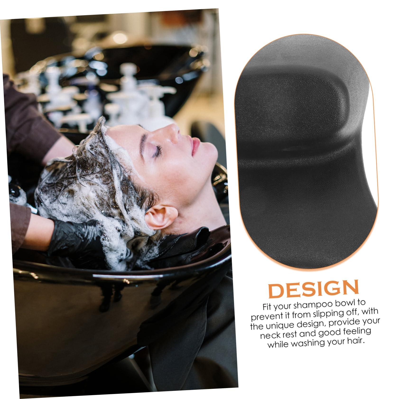 NOLITOY NOLITOY Shampoo Pillow Shampoo Bowl Cushion Inflatable Bath Pillow Shampoo Basin for Washing Hair Neck Rest for Sink Hair Salon Universal Cover for Hair Products Travel Bed PVC Black