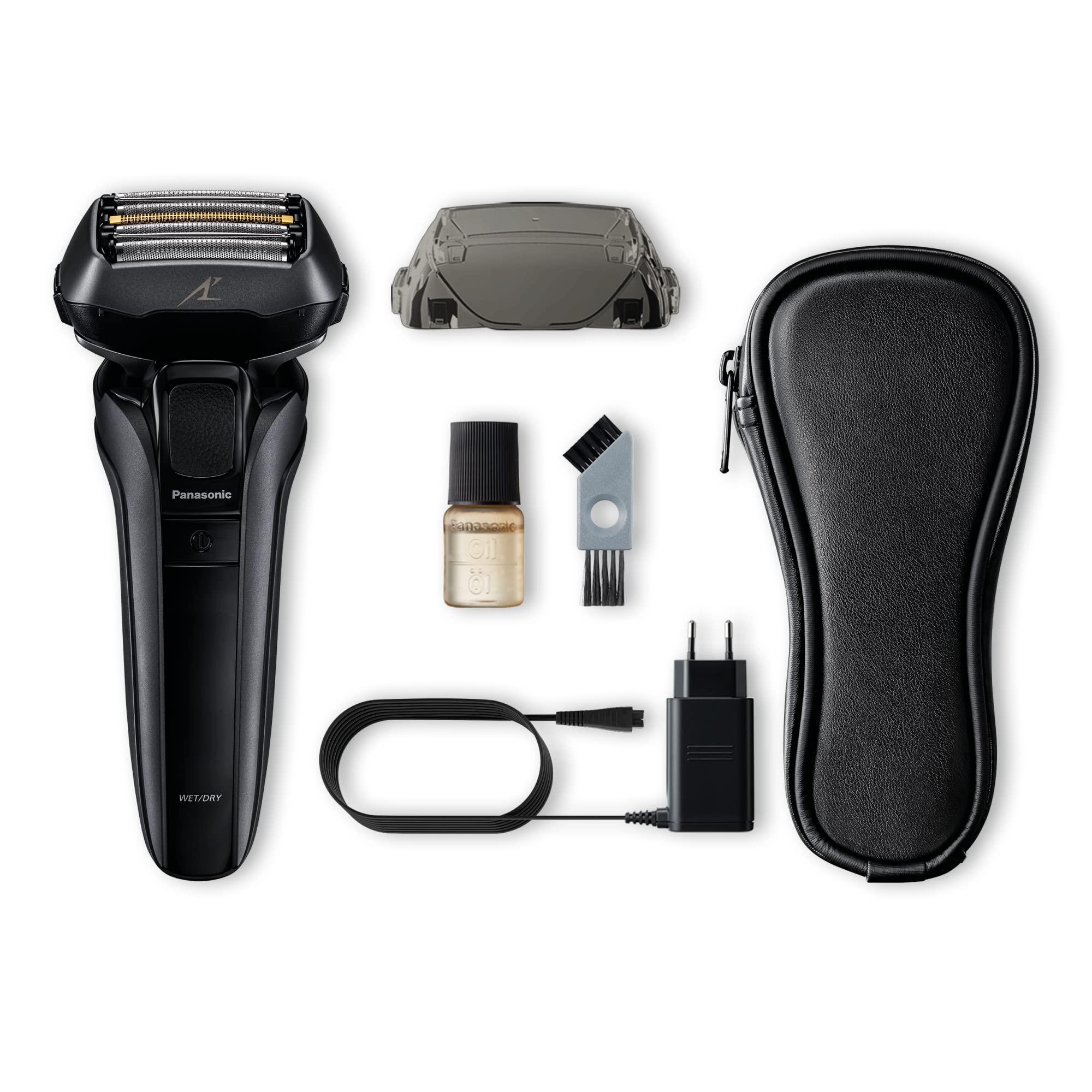 Panasonic Panasonic ES-LV6U Series 900 Premium Wet/Dry Electric Shaver 5-Way Shaving Head with Linear Motor, Black