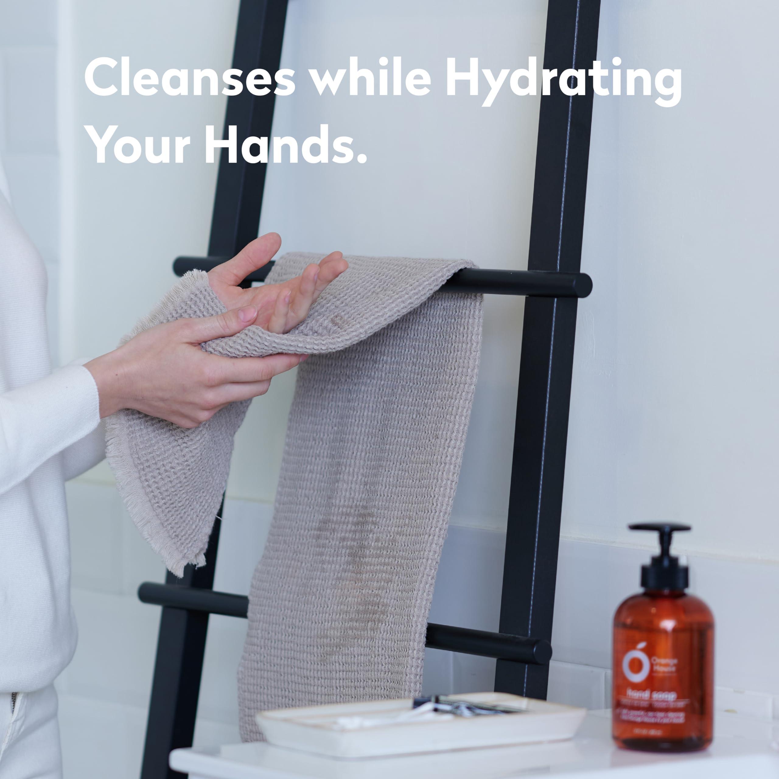 ORANGE HOUSE ORANGE HOUSE Liquid Hand Soap with Natural Food-Grade Orange Oil, Fresh Smell, 12 Fl Oz (6 Pack)