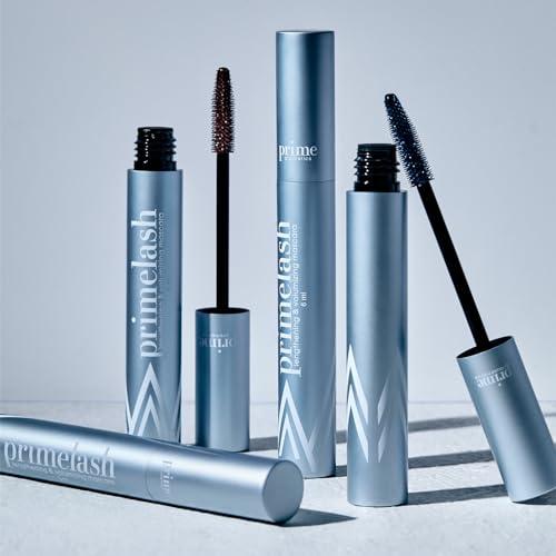 PRIME PROMETICS Prime Prometics PrimeLash Mascara for Older Women Volumizing, Incredible Length in 2 Coats Long-Stay, Zero Clumps, Hypoallergenic (Brown)