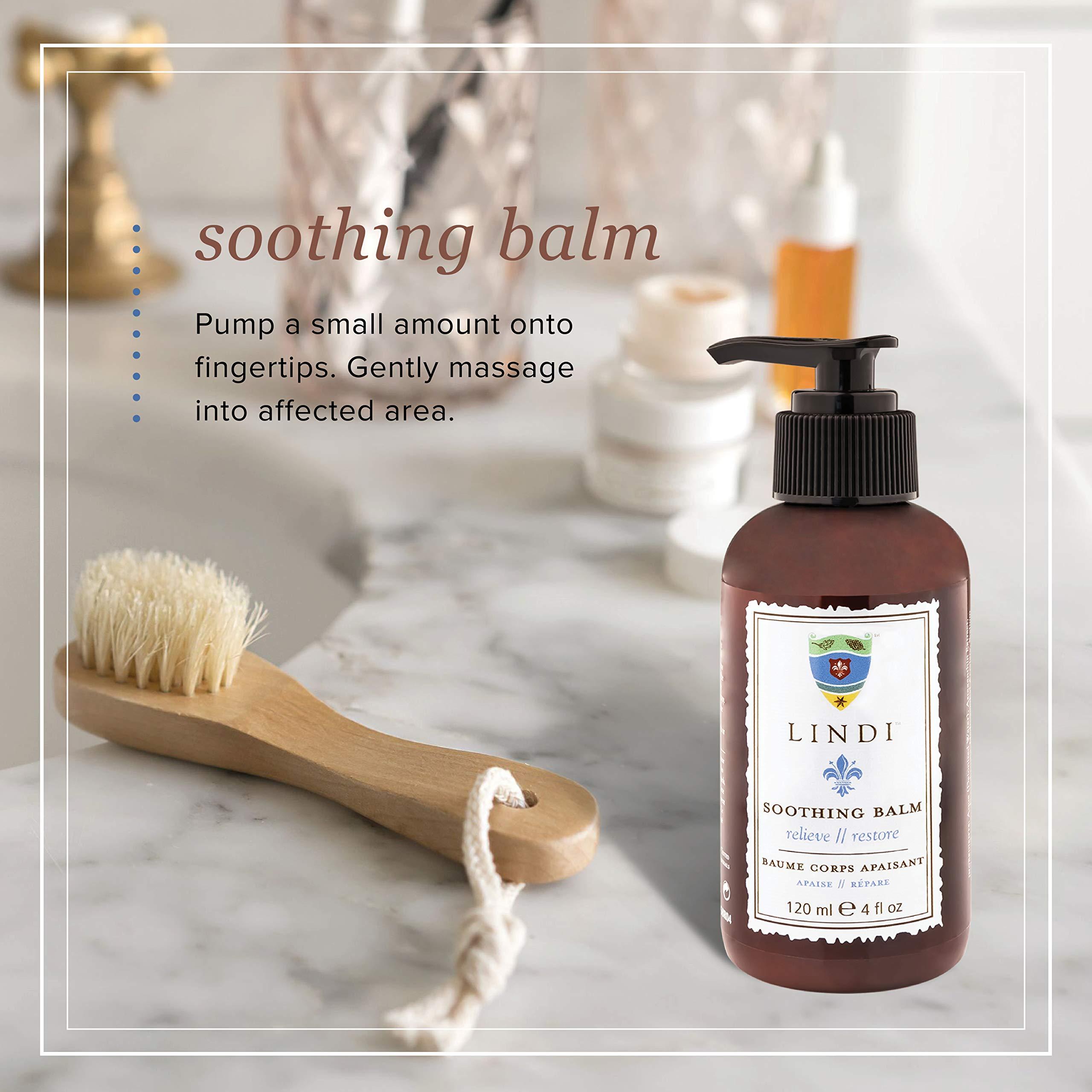 Lindi Skin Lindi Skin Soothing Balm - Rich Emollient Lotion for Hands, Feet, and Extremely Dry Skin - Relieves Painful Effects of Radiation Burn & Chemo Rash - Dermatologist Tested Skin Care Product (4 fl oz)