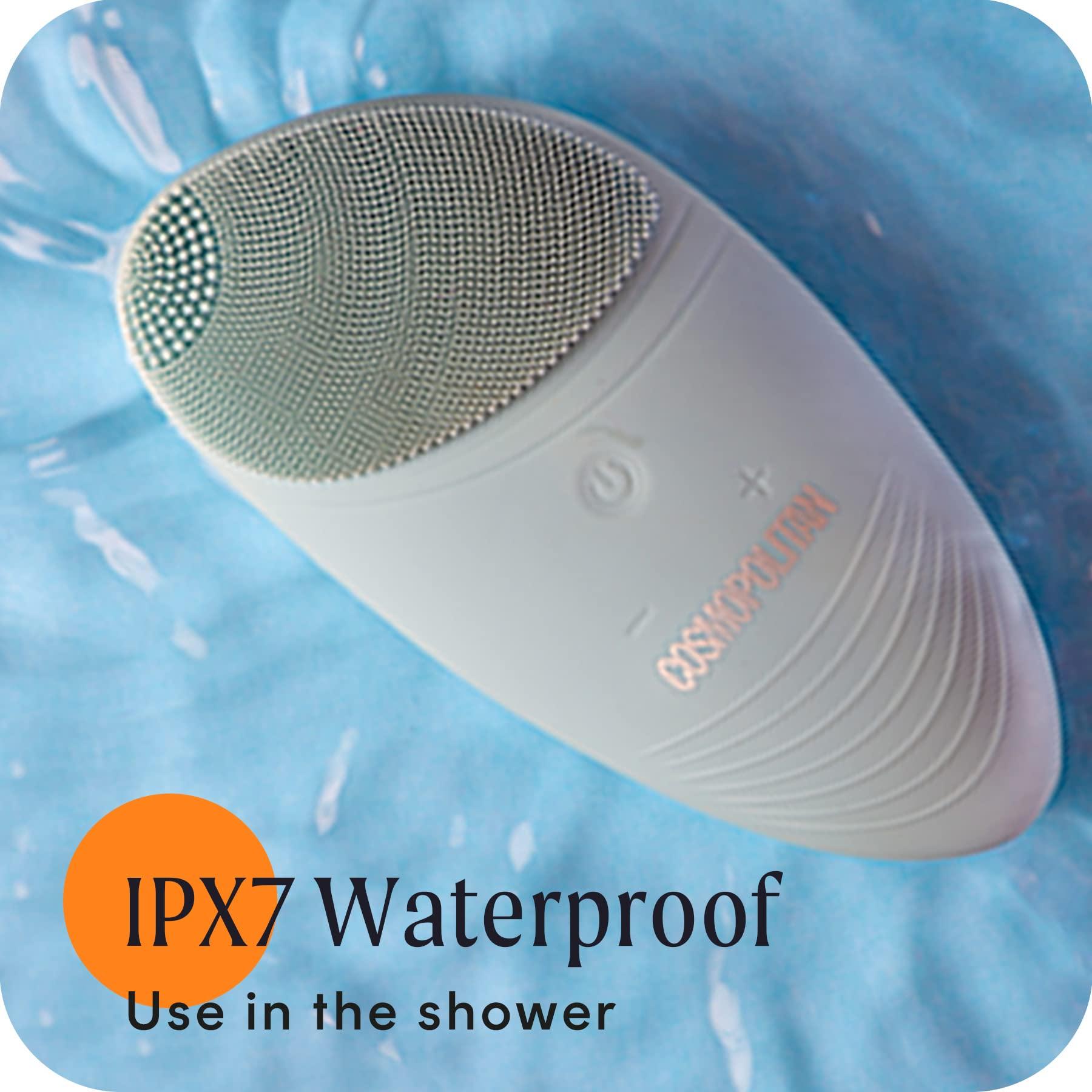 Cosmopolitan Cosmopolitan Rechargeable Facial Cleaner, Blue & Silver (VRD928982398) (Pack of 2)