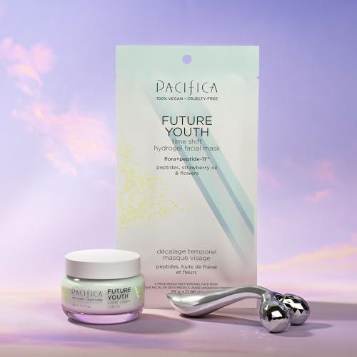 Pacifica Pacifica Face Roller Massager - Future Youth Stainless Steel Gua Sha Facial Beauty Tool Skin Care - for Face Neck Eye Body Skin Care - Face Sculpting Tool Lymphatic Drainage Gifts for Her Women & Girl