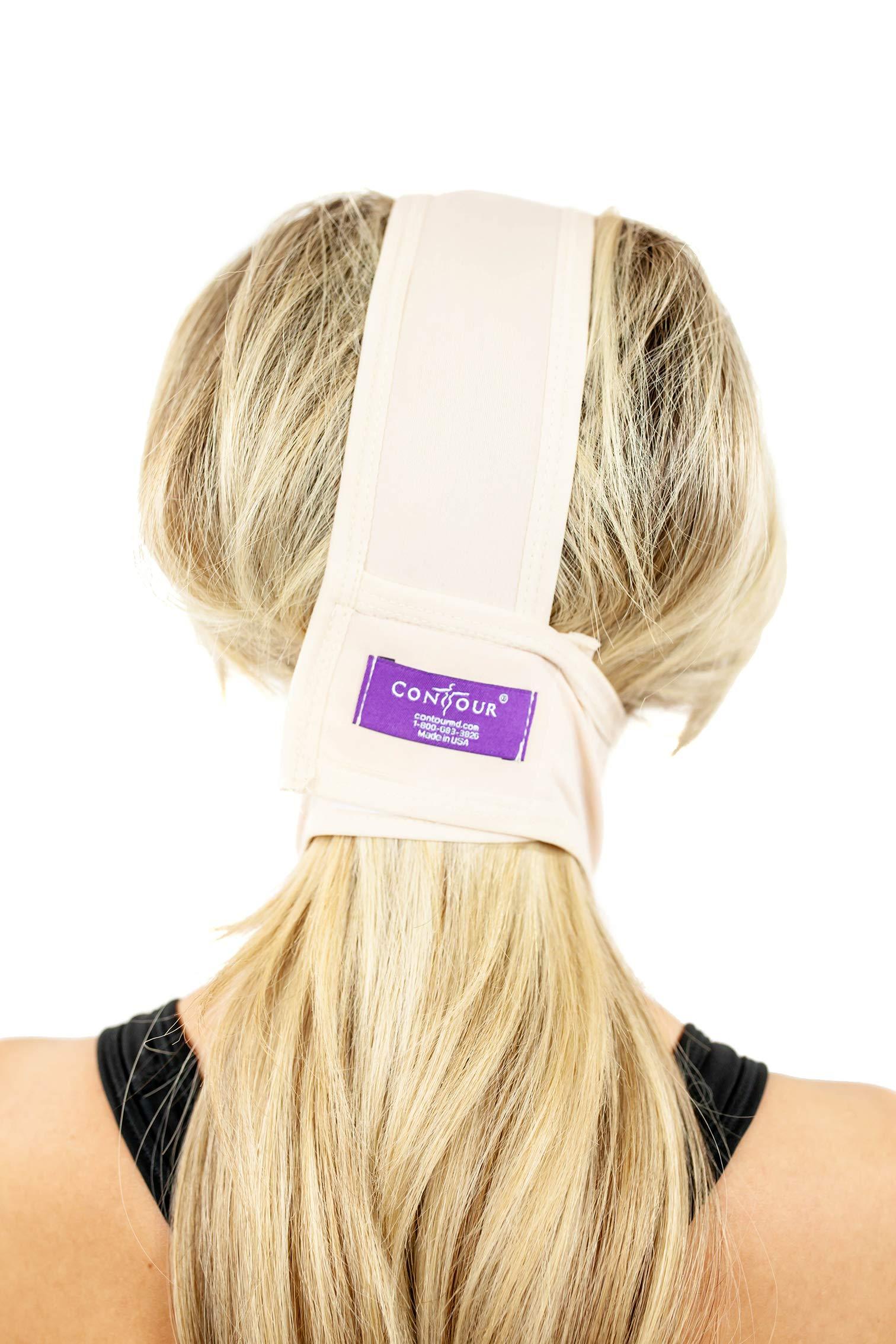 ContourMD Compression Facial Mask, Post Surgery Neck Compression Garment  Neck Wrap or Chin & Neck Lift Mask for Neck Surgery (S330)