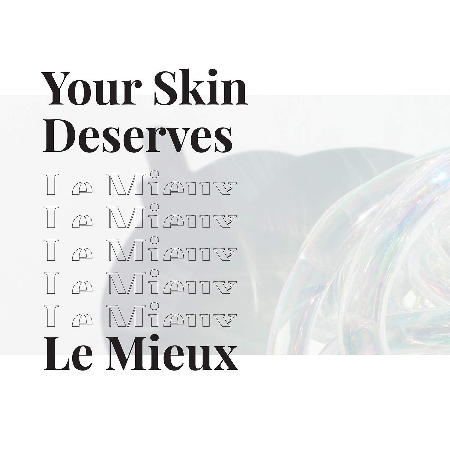 Le Mieux Le Mieux Eye & Lip Cream - Anti Aging Eye and Lip Moisturizer, Peptide-Infused Treatment for Visible Wrinkles & Fine Lines with Kukui Nut Oil & Ceramide, No Parabens or Sulfates (0.5 oz / 15 ml)