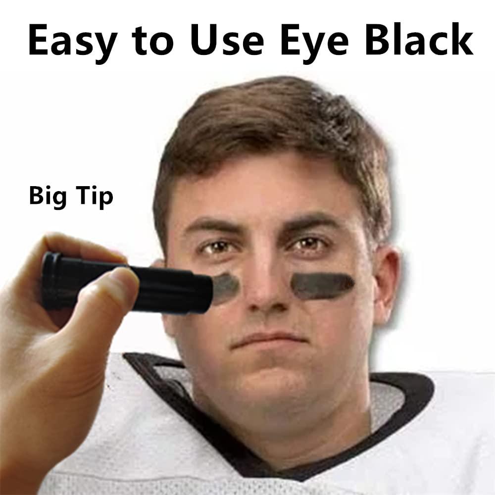 Go Ho Go Ho 6 PCS Eye Black Sticks for Sports,Easy to Color Black Face Paint Eyeblack Football/Baseball/Softball,Football Stick Sports Eye Makeup
