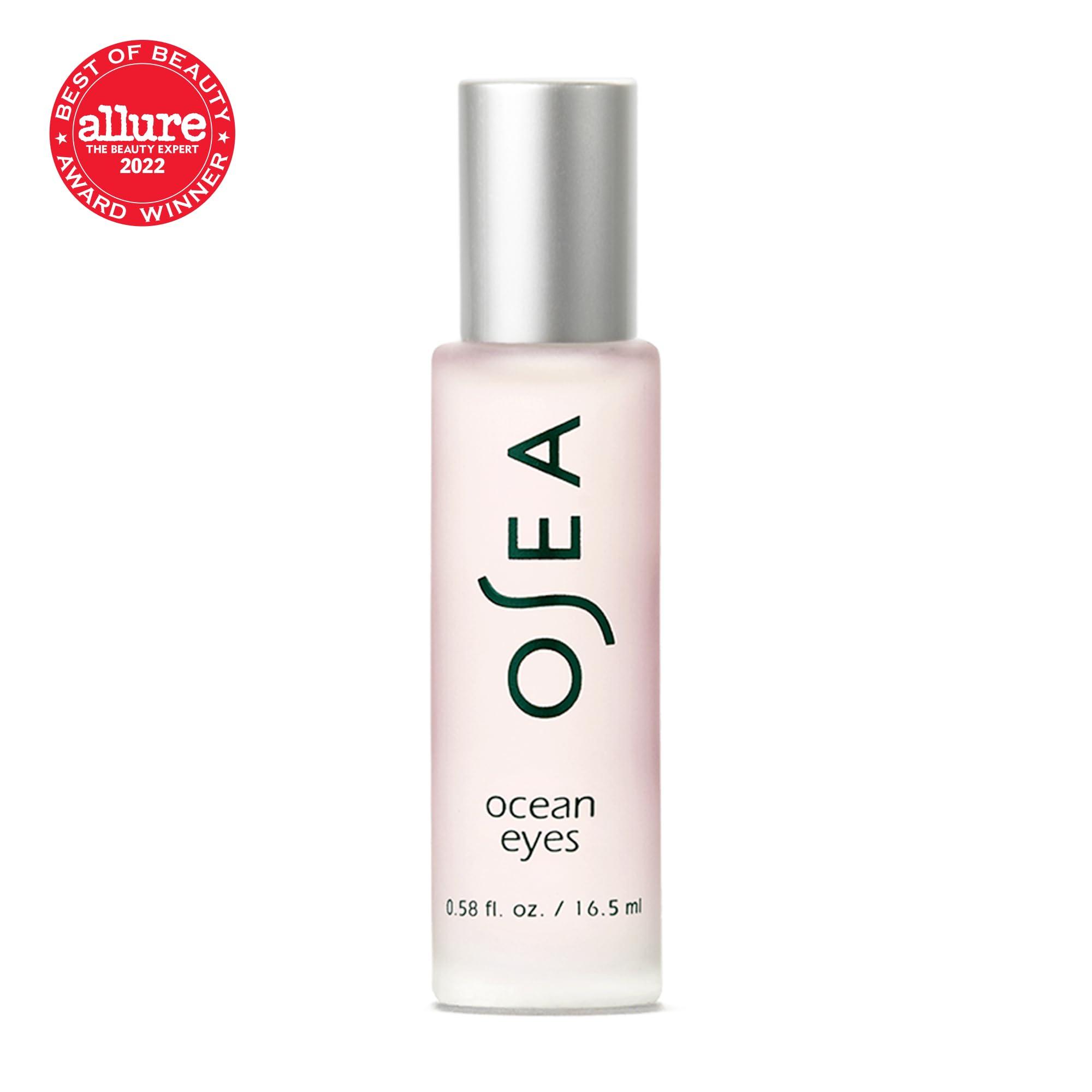 OSEA OSEA Ocean Eyes Age-Defying Eye Serum - For Dark Circles, Puffiness - Cooling Roller Ball Applicator - Hyaluronic Acid, Peptides - Clean Skincare - Vegan & Cruelty-Free Anti-Aging Under Eye Treatment
