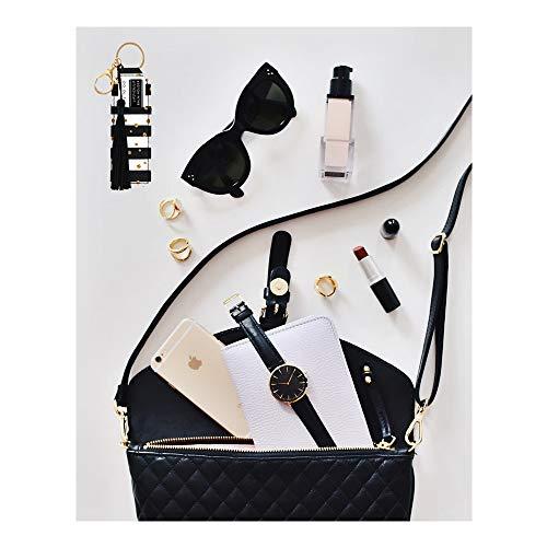 AllTopBargains 1 Chapstick Keychain Holder Fashion Lipstick Case Lip Balm Cosmetic Storage Gift