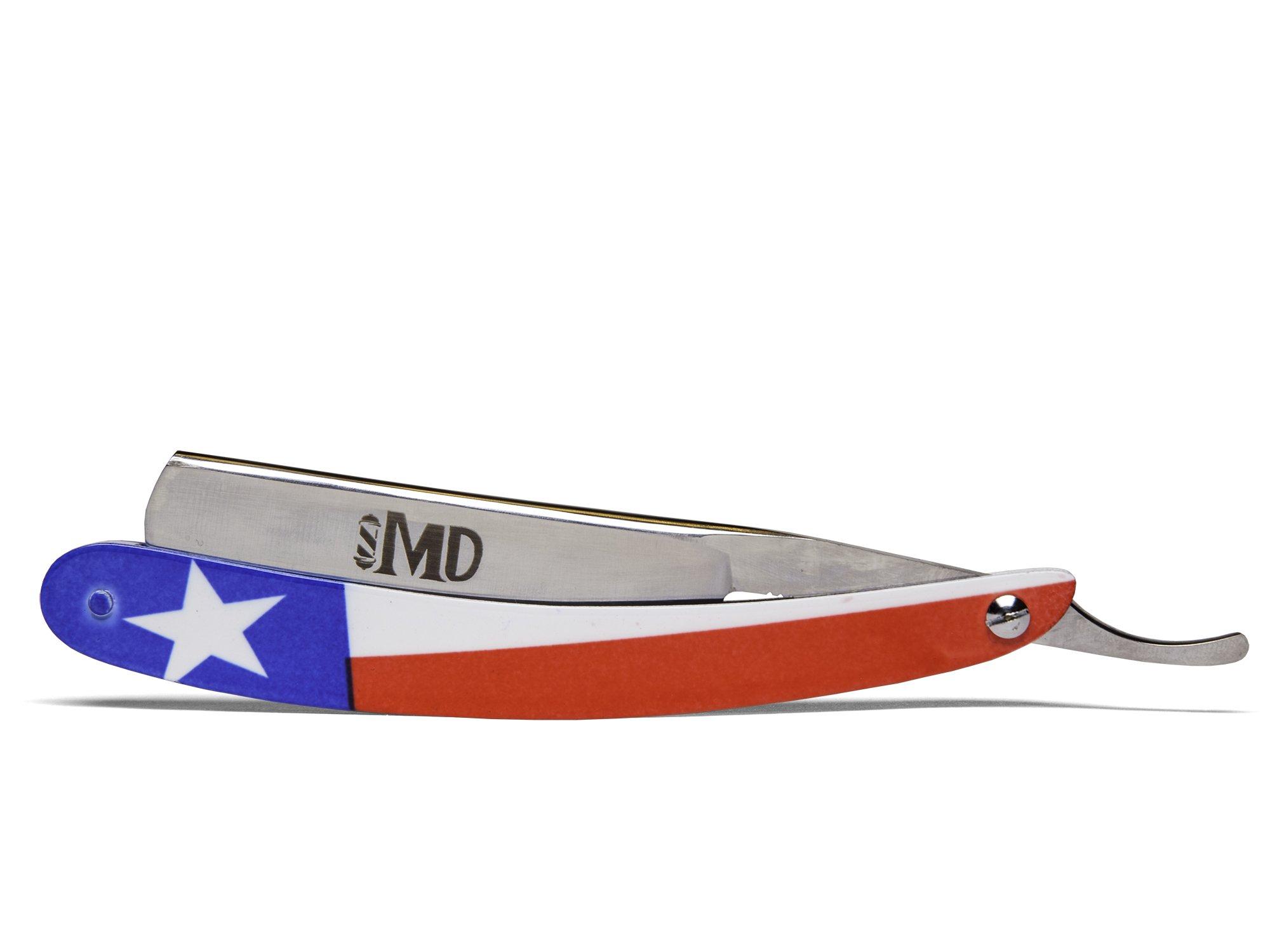 MD Barber ~SHAVE READY~ MD Texas Straight Razor (Steel)