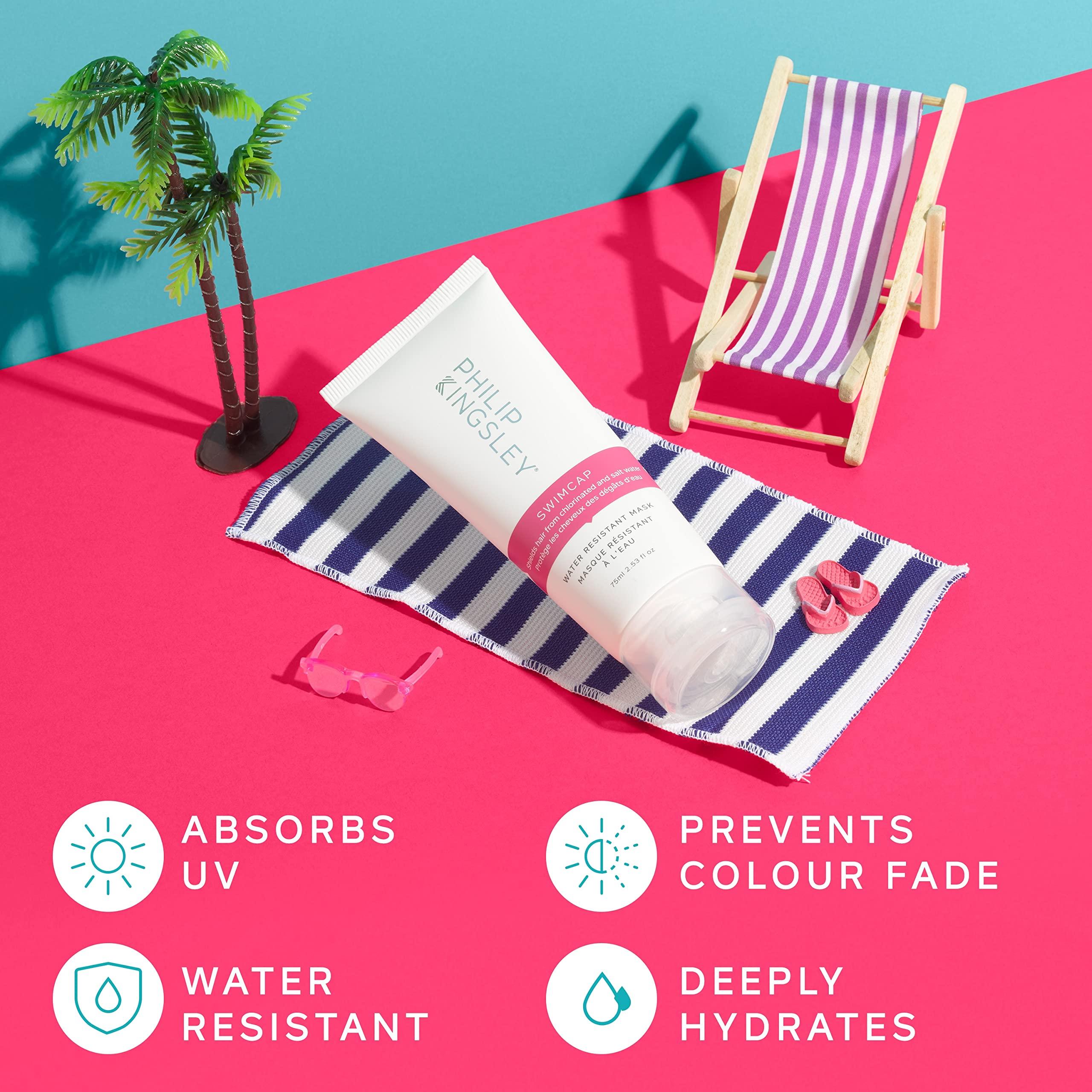 PHILIP KINGSLEY Philip Kingsley Holiday-Proof Hair Care Travel Collection - Includes Pre-Swim Protection, Leave-In Conditioner Spray, Deep Conditioning Mask Treatment, and Hair Serum