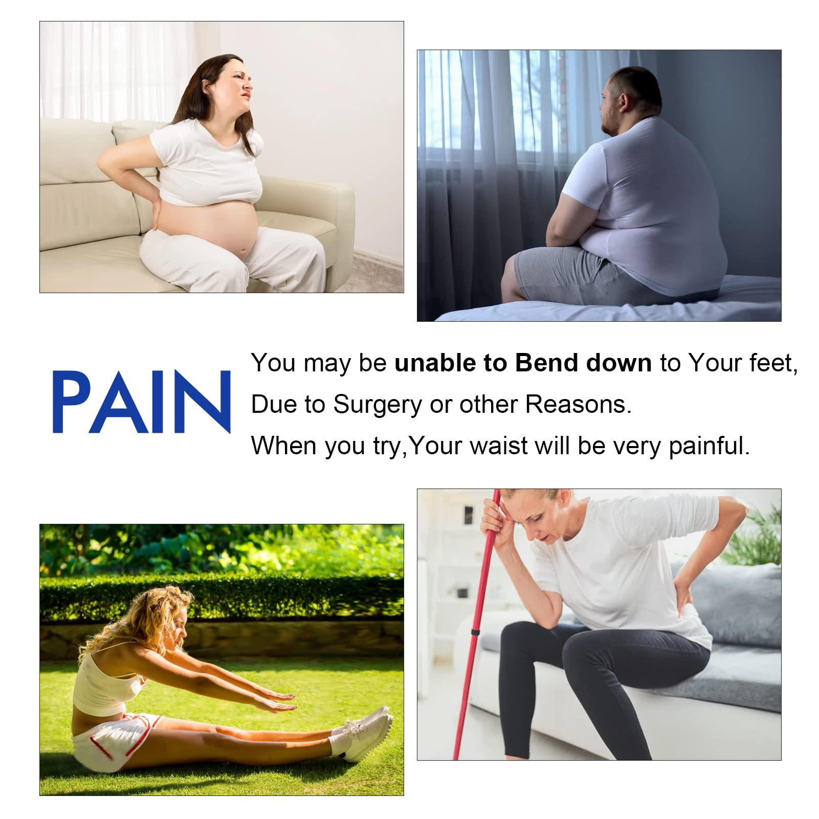 YehgoMade Long Handled Toenail Clippers for Seniors,Free Bending Toenails Clippers for enior Clipper for Elderly, Handicapped.Two Curved toenail Scissors(20 inch)