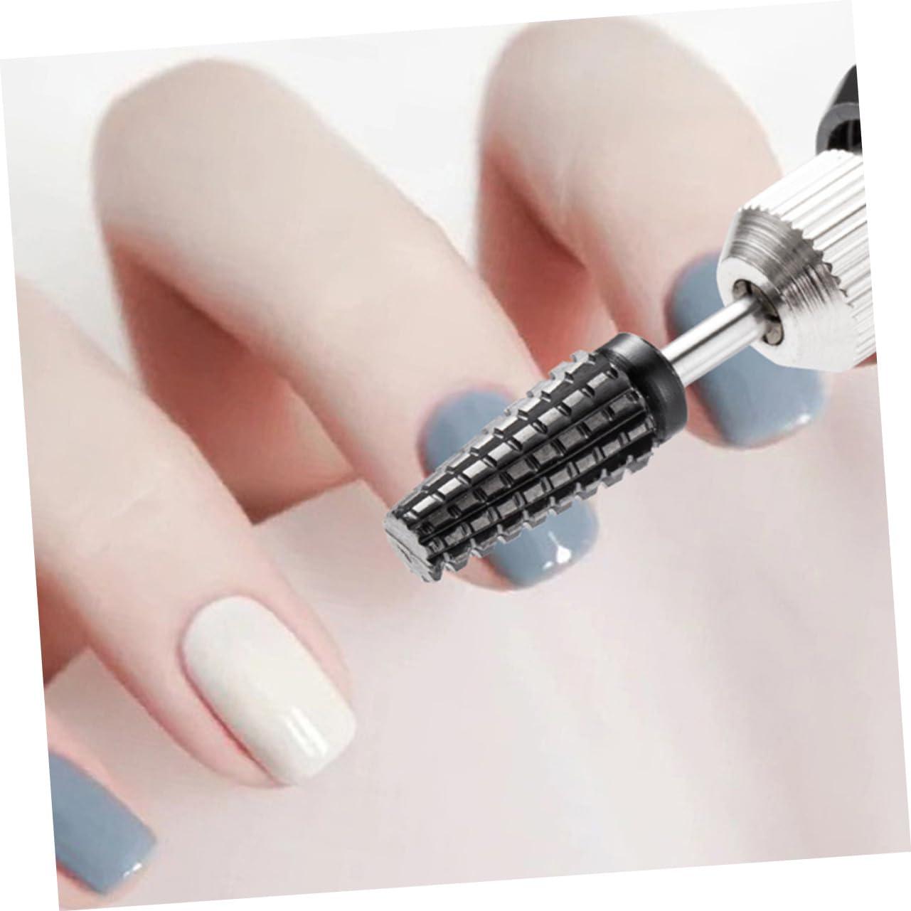 Healeved Healeved Nail Drill Bit Set Black Ceramic Nail Drill Bits for Acrylic Nails Nail Drill Bits for Women Nail Art Drill Bits for Nail Drill