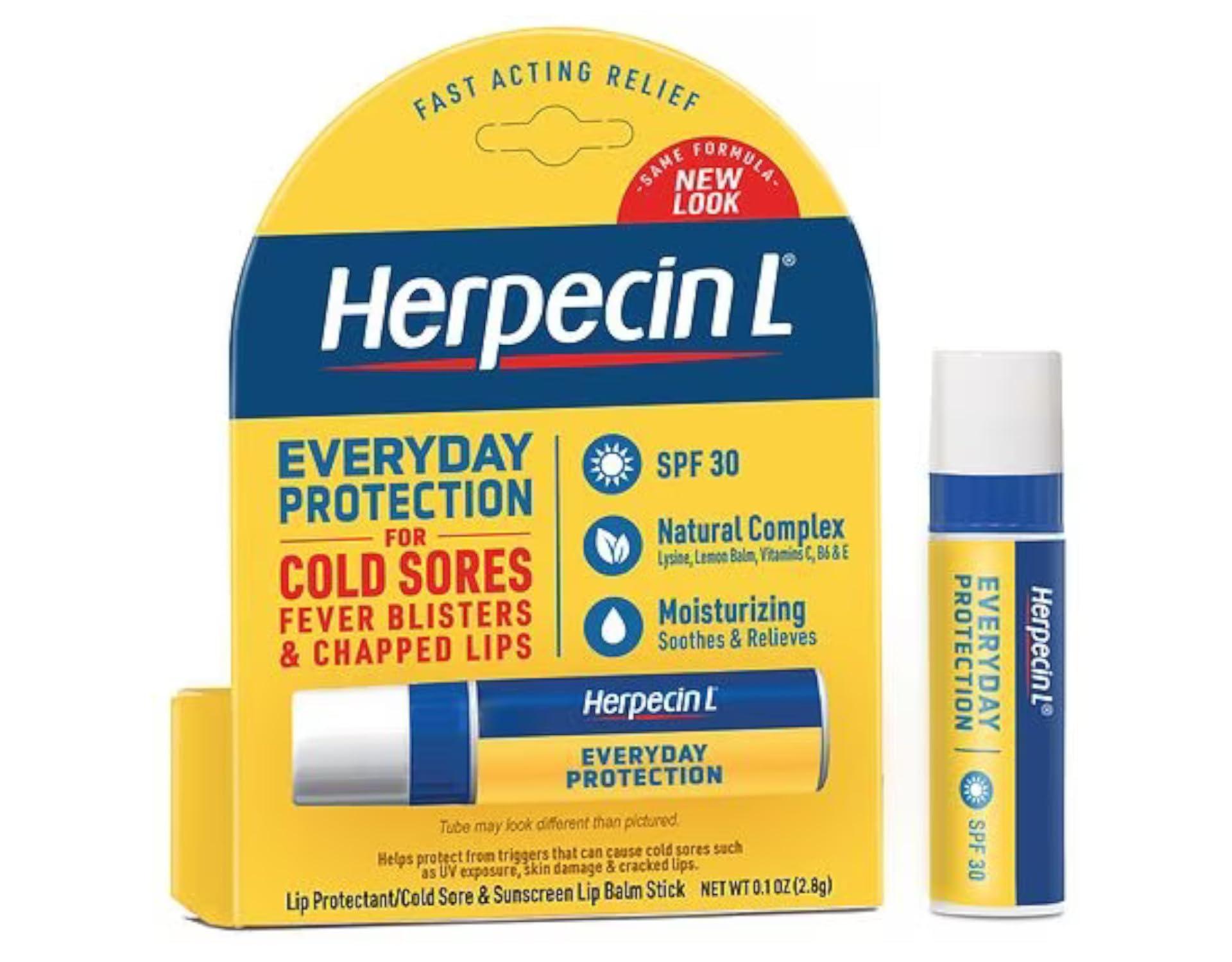 Special Herpecin-L Everyday Protection SPF 30 Lip Balm 0.1 Oz. - Pack of 6