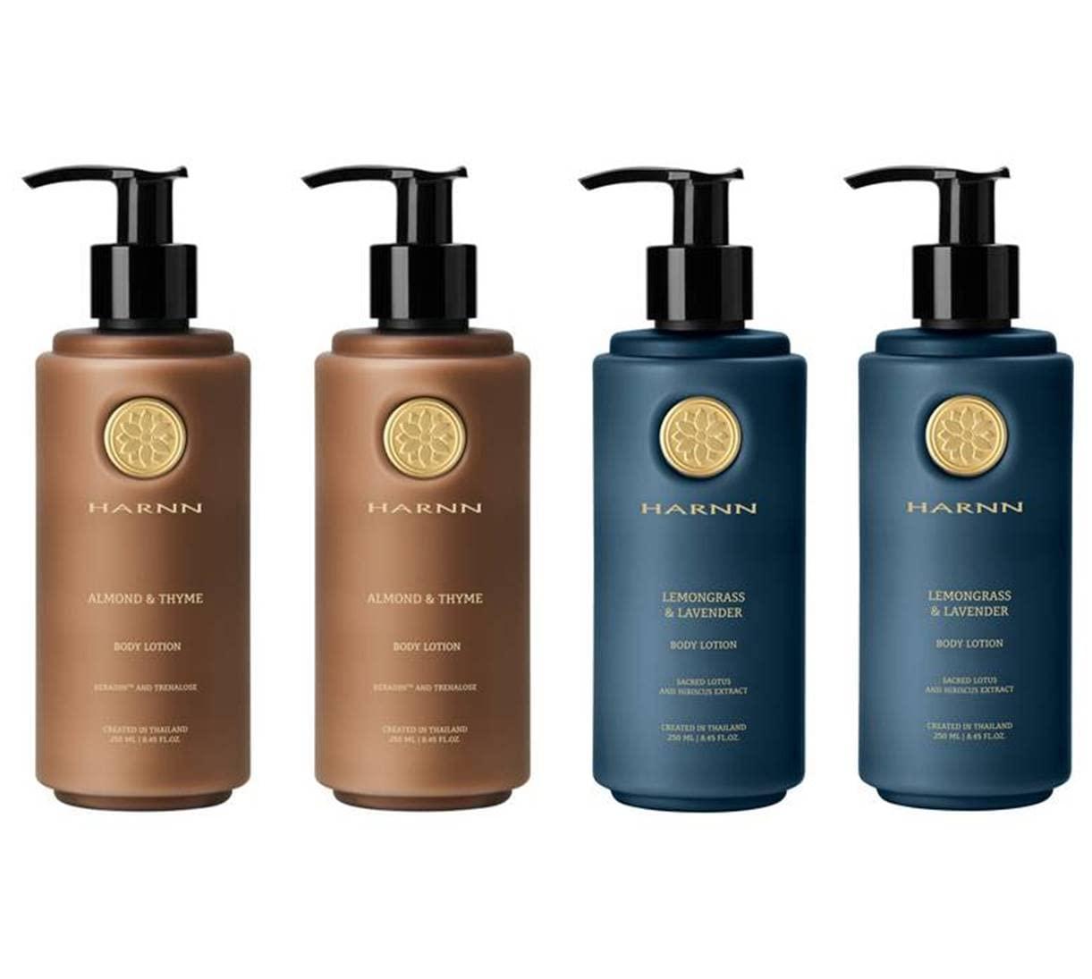 KHAOKHO KHAOKHO HARNN Almond and Lemongrass Body Lotion Set.