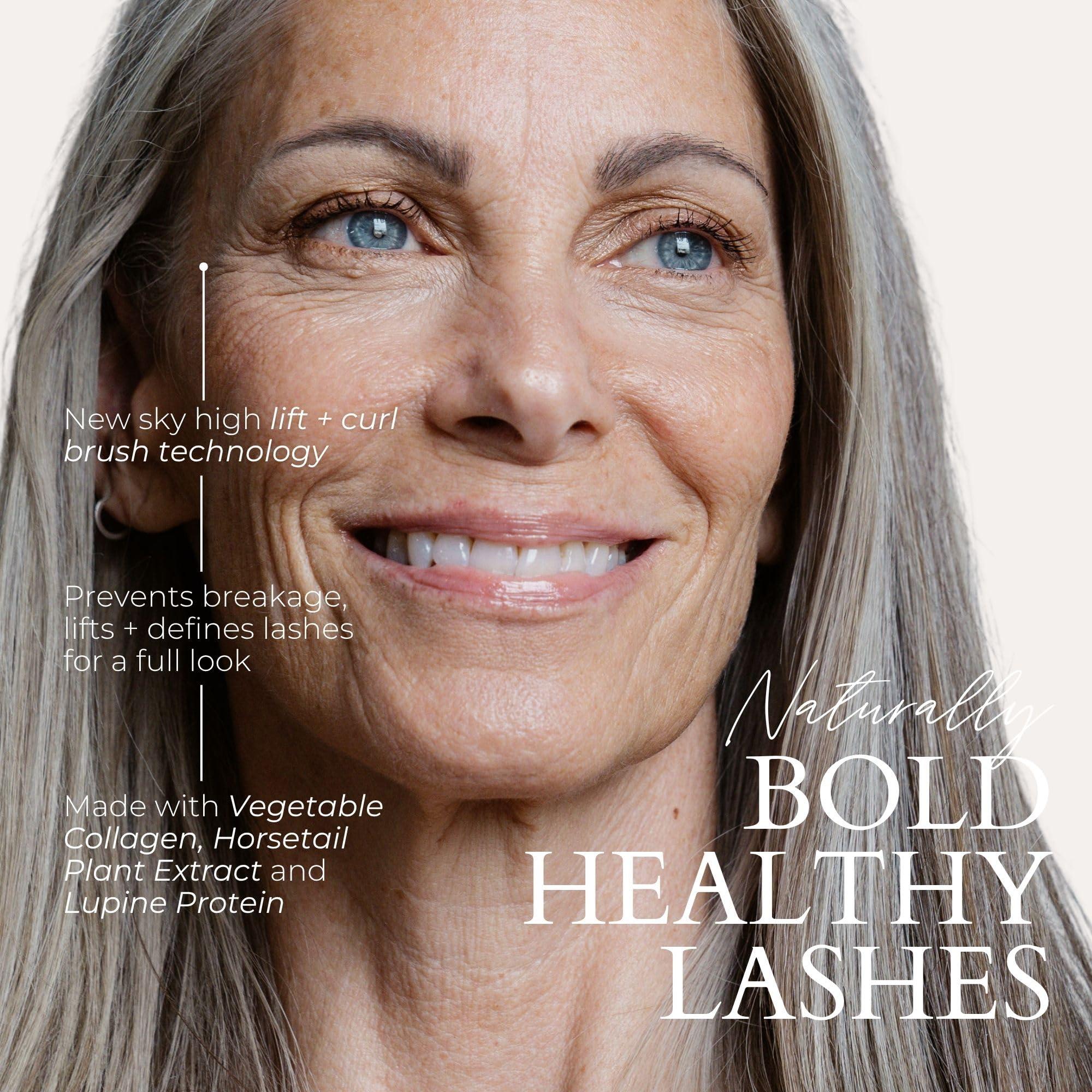 FITGLOW Fitglow Beauty - Natural Vegan Good Lash+ Mascara | Cruelty-Free, Woman-Owned Clean Beauty (Navy, 0.3 fl oz | 8 ml)