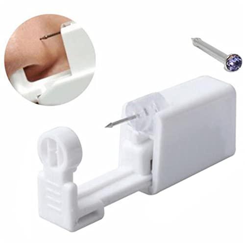 DAMAJI DAMAJI Nose Piercing Gun 2 Pack Self Nose Piercing Kit Disposable Nose Piercing Gun with Nose Stud Piercing Kit Tool,Purple