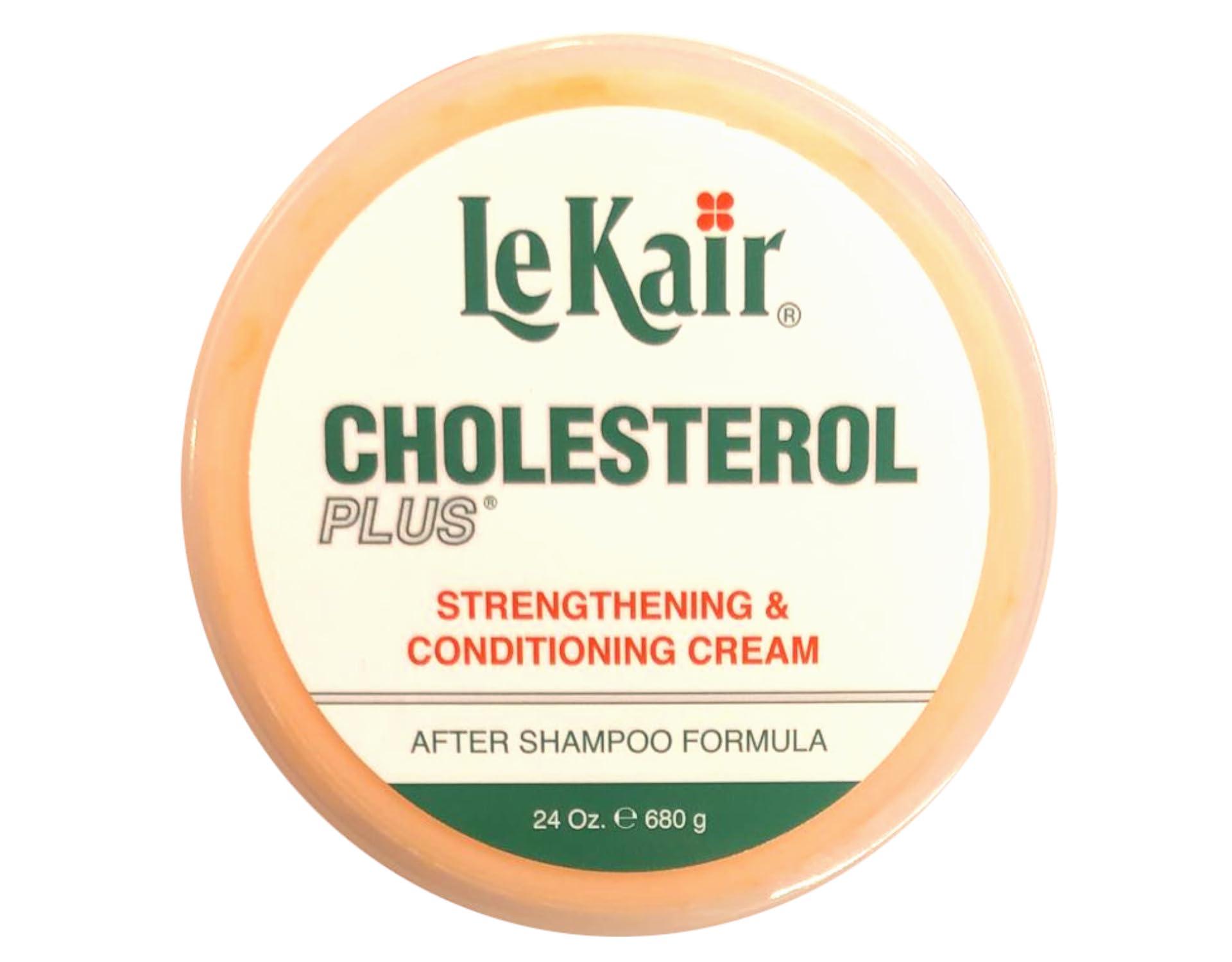 Le Kair Le Kair Cholesterol Plus Strengthening & Conditioning Cream, After Shampoo Formula 24 Oz - 4 Pack
