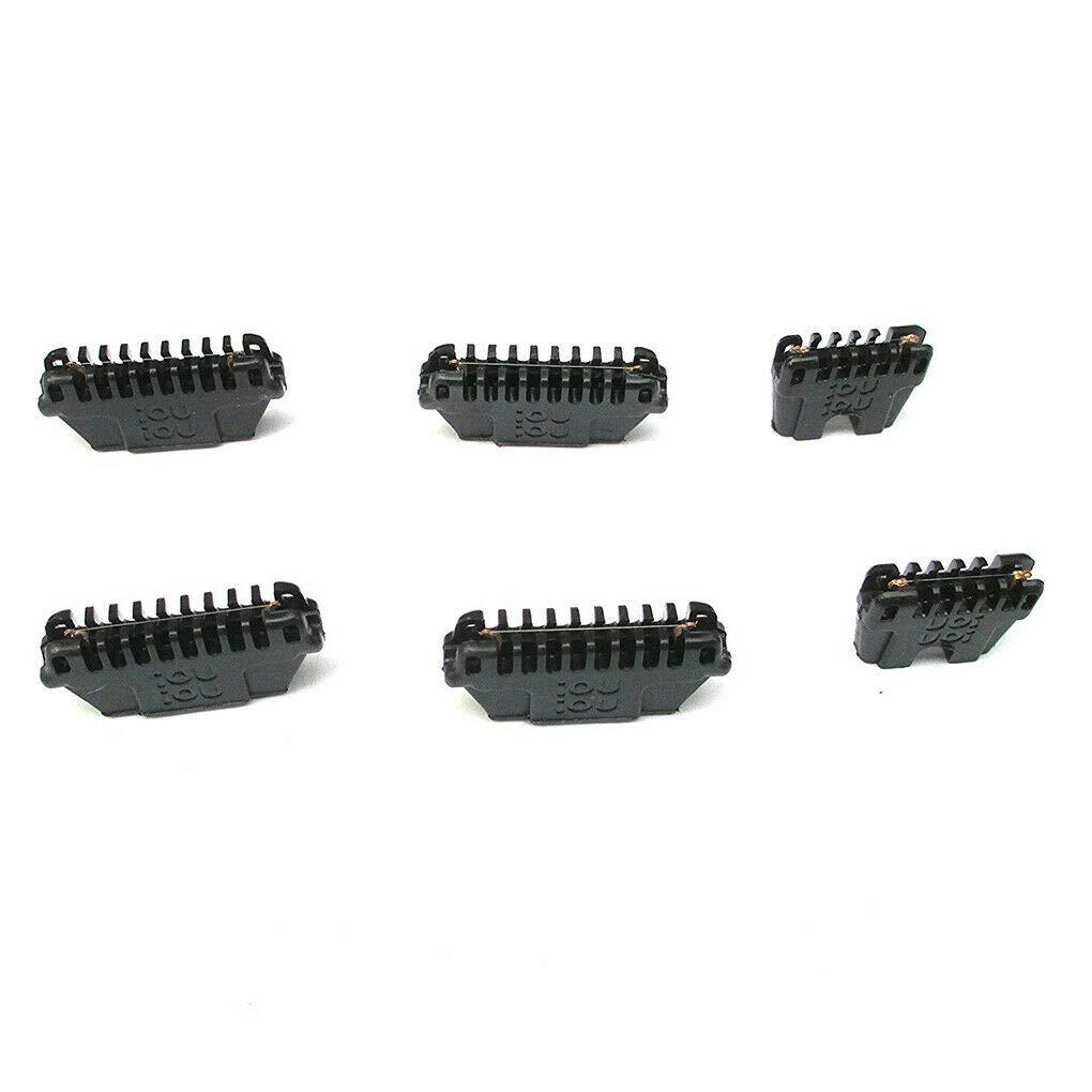 Monsterjesus 4 Wide &2 Narrow Replacement Thermicon Refill Tip Blades for Nono Hair Removal Epilator 8800 MINI Pro 3 and Pro 5