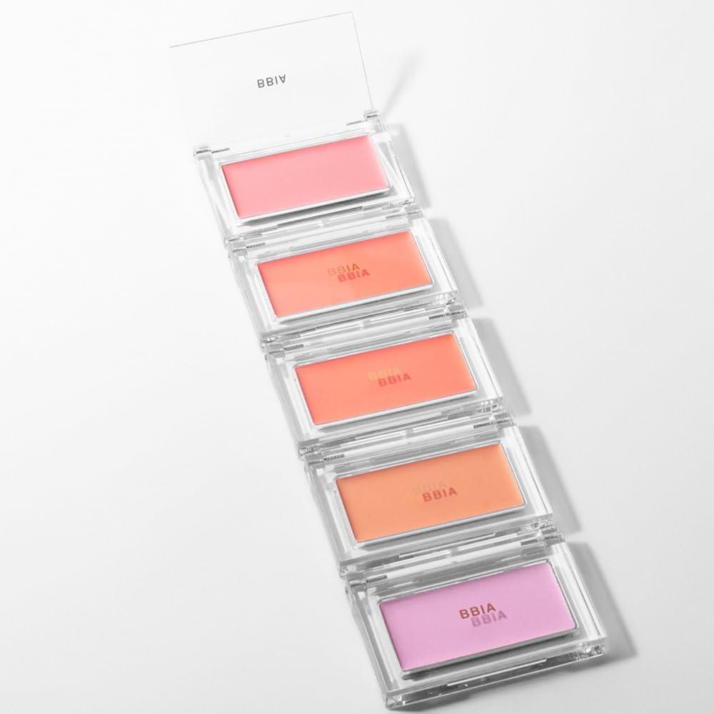BBI@ BBIA BBIA Ready To Wear Downy Cheek Cream Blush 2P Set (03 DOWNY APRICOT + 04 DOWNY LAVENDER) / Blendable and Lightweight Cheek Makeup, Highly Pigmented with Long Wearing Formula