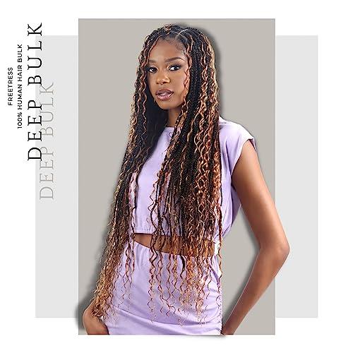 FREE TRESS FreeTress Human Hair Braids Deep Bulk 18\" (pack of 3, 1)