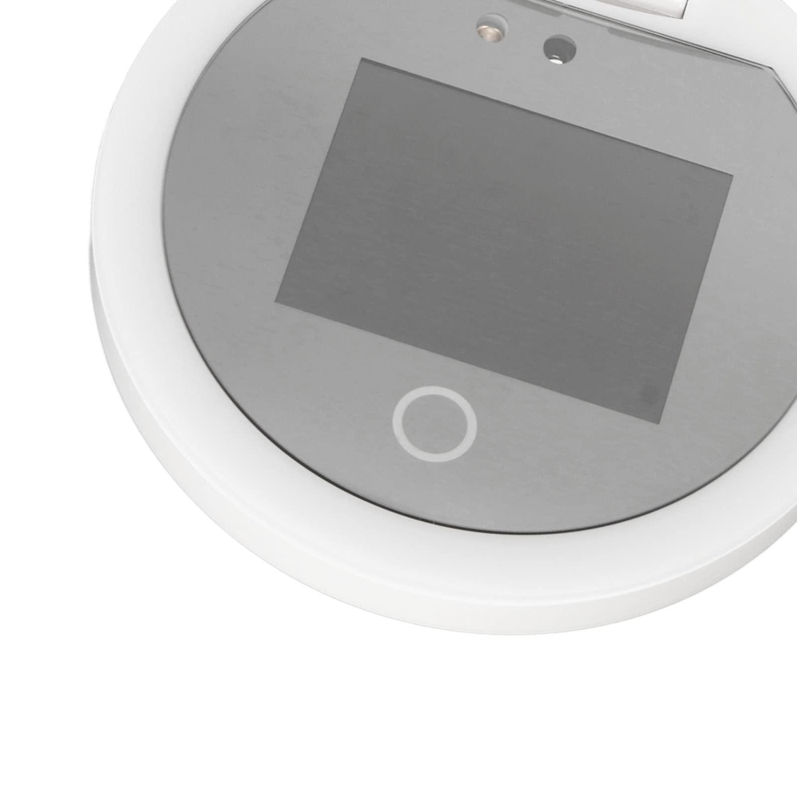 BONKZEBU UV Mirror,Intelligent Touch Control Brightness Adjustment Sunscreen UV Mirror,UV Camera Lens Sunscreen Testing Mirror,for Makeup Removal