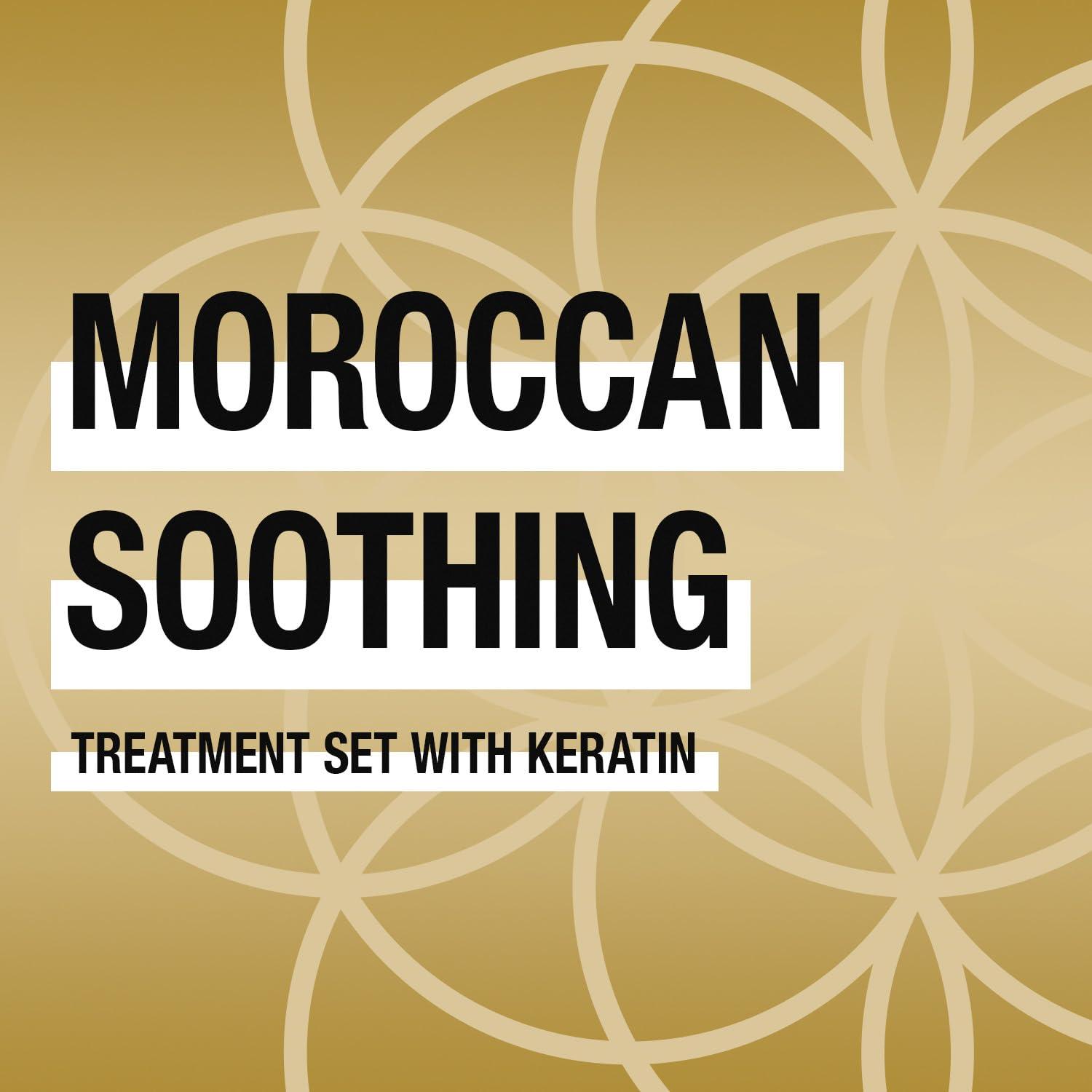 Inoar Inoar Moroccan Smoothing Treatment Set with Keratin - Deep Cleansing Shampoo, Keratin Treatment, Reduces Frizz, Straighten Hair Treatment, Vegan Hair Products for Men and Women (8.4 oz. each)