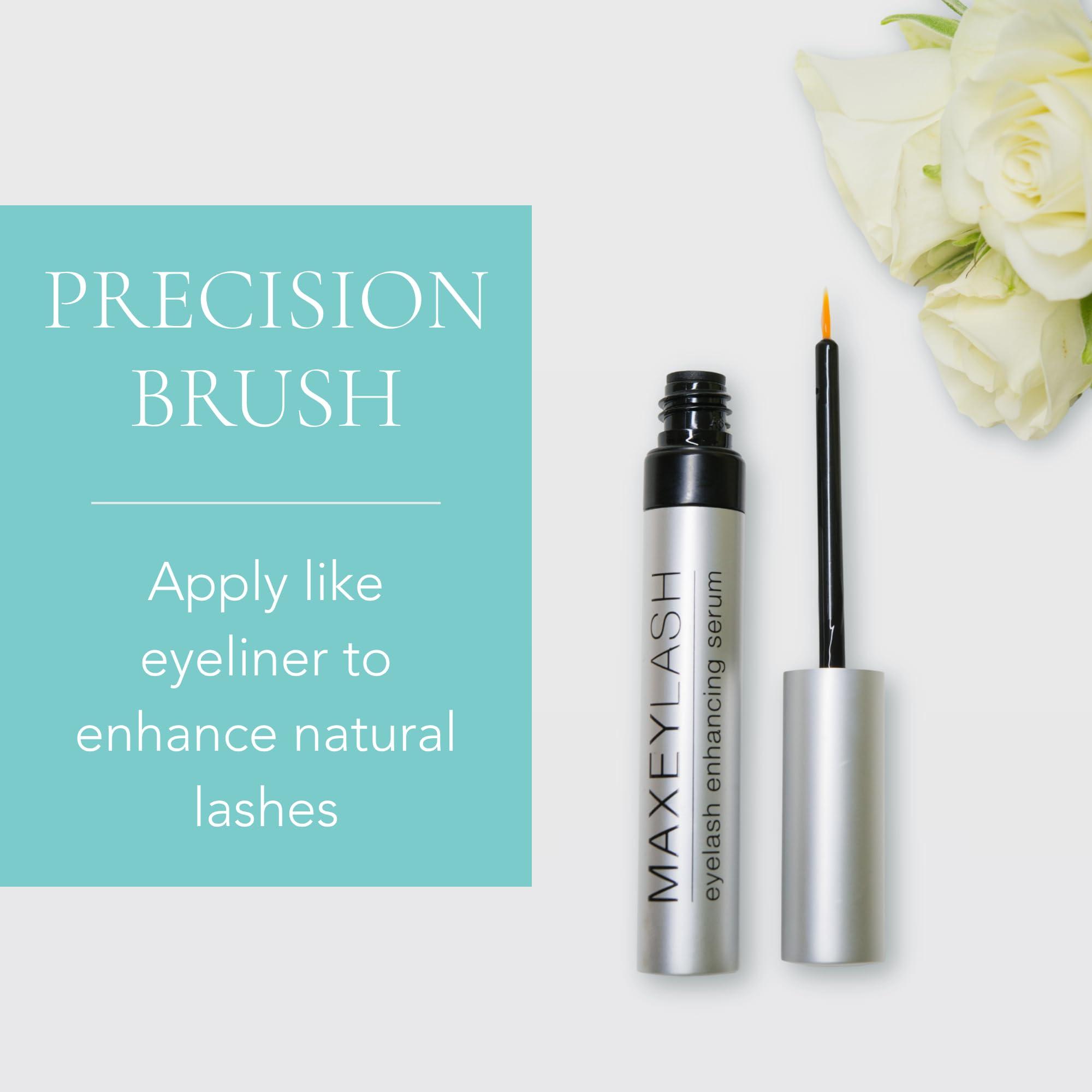 Maxey Cosmetics MaxeyLash Eyelash Enhancing Serum - Lash Growth Treatment, Boosts Longer, Thicker, Fuller Lashes