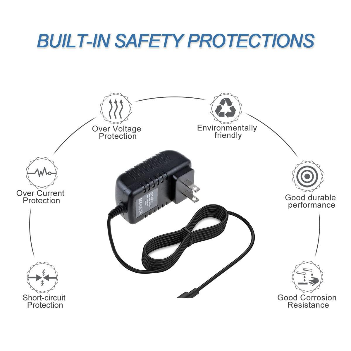 kybate kybate AC/DC Adapter Charger Power Compatible with Wahl 9916D Facial Hair Trimmer 99160 Cord Mains
