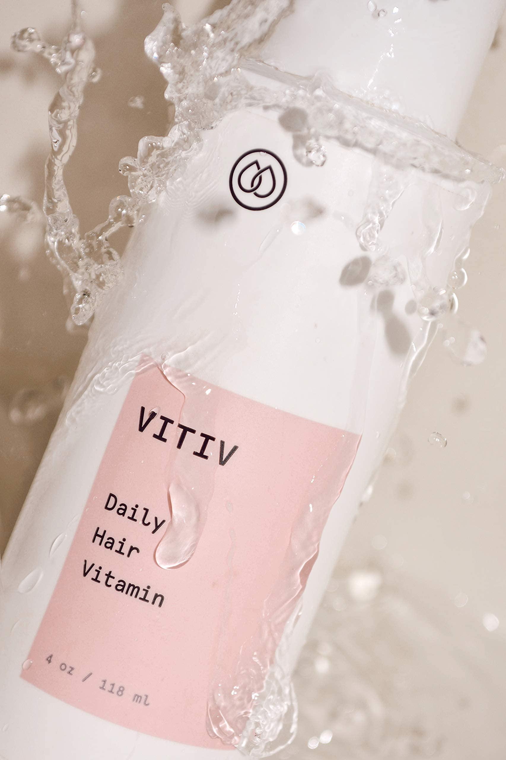 VITIV VITIV Leave In Conditioner 4oz - Nourishing Vitamins for Your Hair and Scalp - All Natural, Silicone Free, Vegan - Made for all hair types - Includes Comb