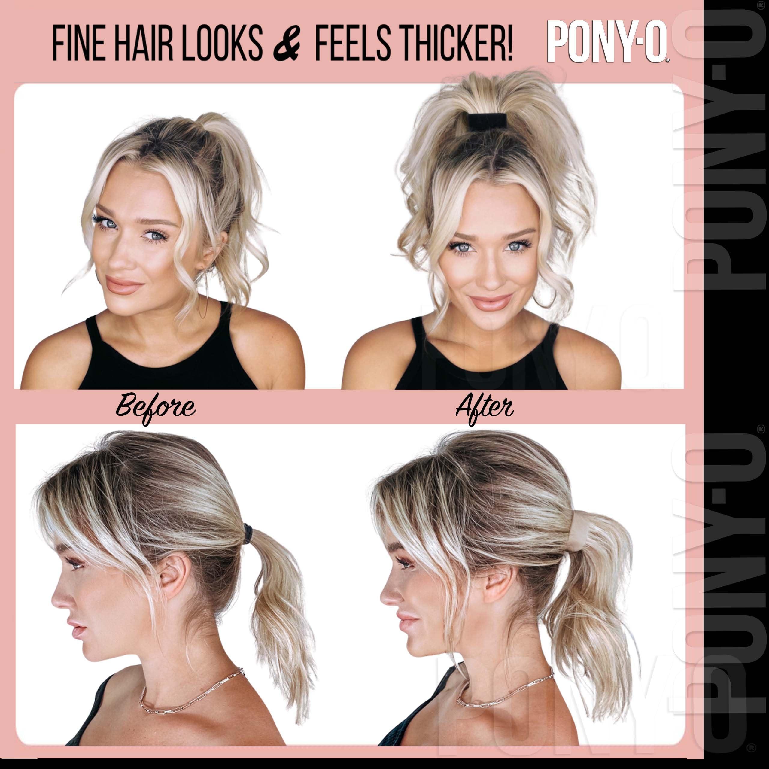 PONY-O PONY-O Three size pack: one Small, one Medium, one Large. (Dark Blonde)