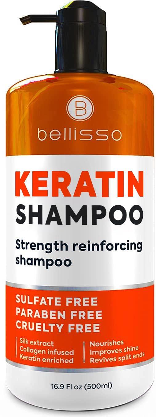 BELLISSO Keratin Shampoo and Conditioner Set and Keratin Shampoo