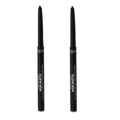 Loreal Pack of 2 L'Oreal Paris Infallible Pop-Matic Mechanical Eyeliner, Extreme Blue #517