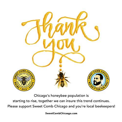 Sweet Comb Chicago Sweet Comb Chicago: Beeswax Beard Conditioner, Strong Hold for Your Beard, Strengthens & Softens Beards & Mustaches - Leave in Conditioner Wax for Men