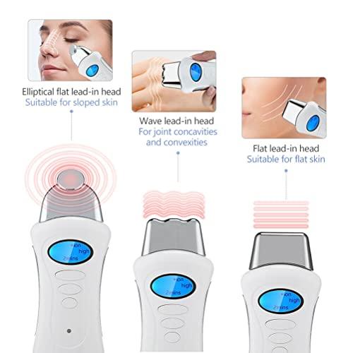 QiQiBaby QiQibaby Face Massager Facial Lifting Skin Tightening Reduce Wrinkle Galvanic Spa Face Body Care Massager Home Use Beauty Device Tool. (Color : White)