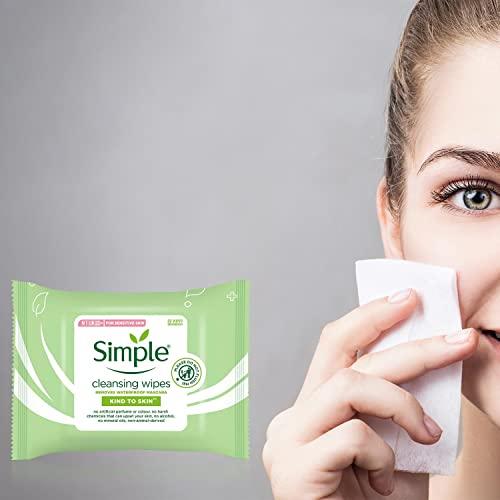Simple Simple Kind To Skin 25 Cleansing Facial Wipes (3 pack)
