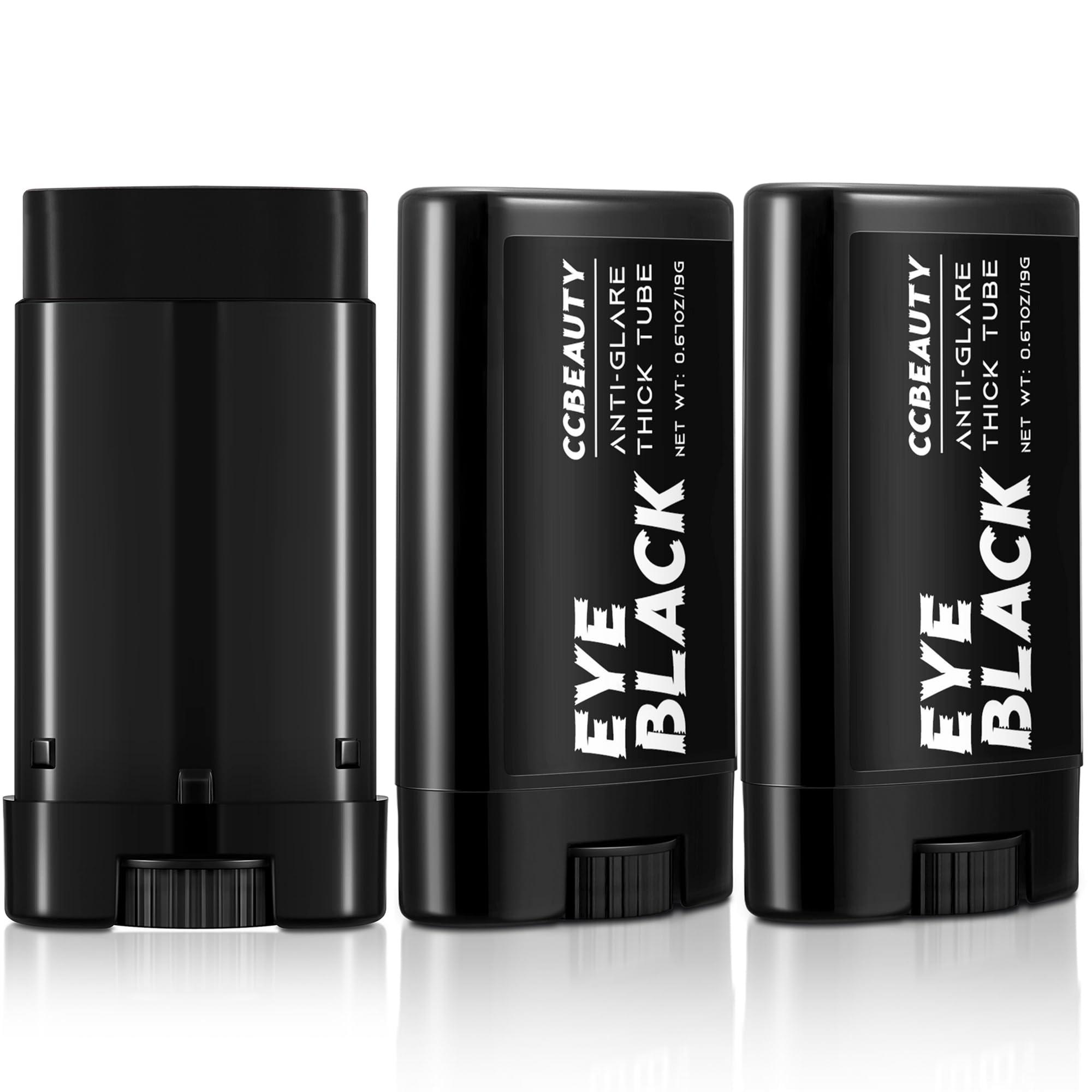 CCbeauty CCBeauty 3Pack Black Eye Black Stick Baseball, Halloween Face Paint Makeup, Sweatproof Drip Stick EyeBlack Football Sports Accessories, Professional Painting Kit for Cosplay Costume Party