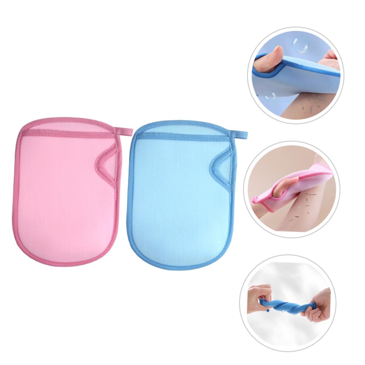 BUTIFULSIC BUTIFULSIC 4pcs Glove Bath Towel Shower Mitts Skin Scrubbing Mittens Exfoliator Mitt Bath Mitt Bath Glove Back Wash Scrubber Bathing Gloves Body Scrubber Exfoliating Mitt Bath Scrubber PVA