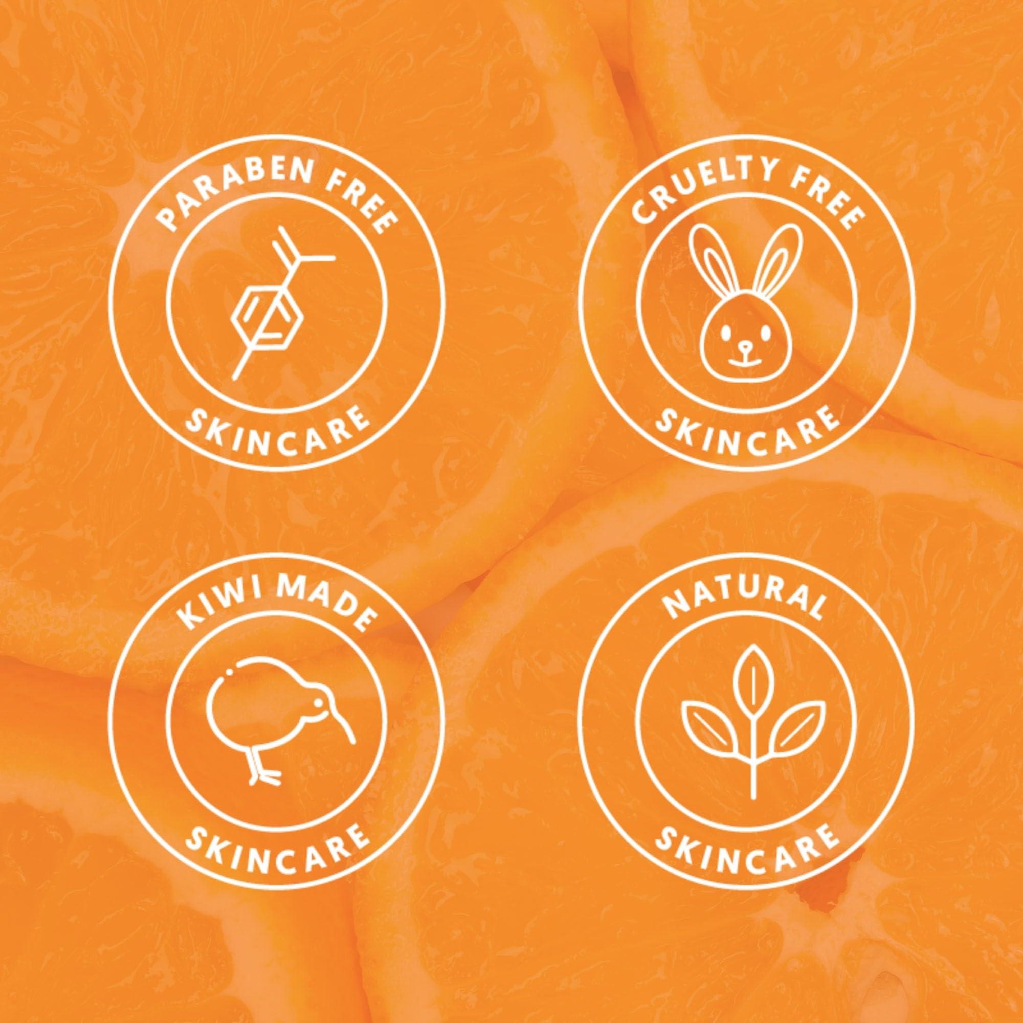 By Nature From New Zealand By Nature Vitamin C + Collagen Face Serum - Restore and Energize Tired Skin with Brightening Vitamin C, Plumping Collagen, Plus Texture Enhancing Turmeric - Premium Skin Care Serum for Face - 3fl. oz.