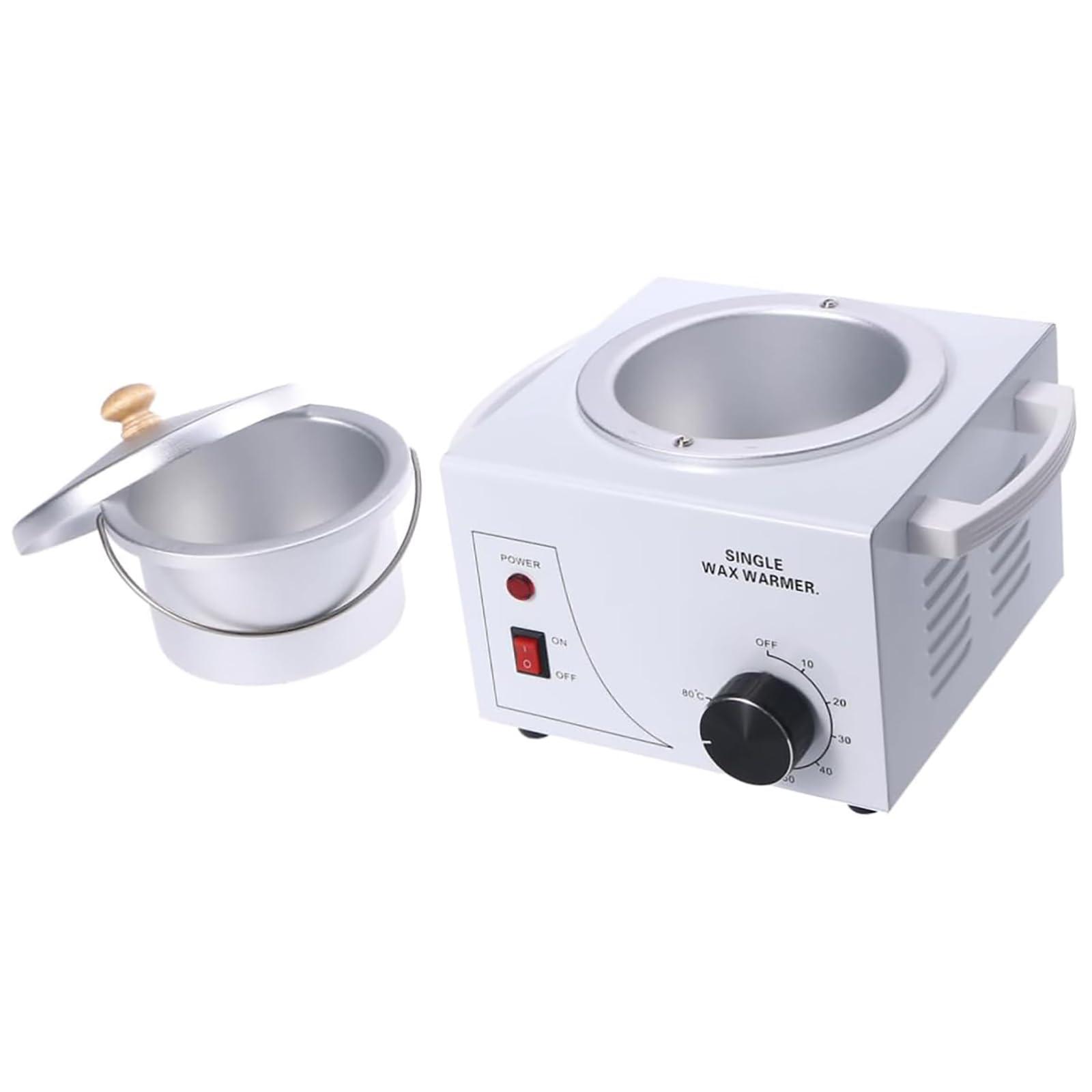 LHQYA LHQYA Waxing Heater Single, Single Furnace Thermostat Paraffin Wax Machine, Temperature Control Knob/overload Protection, for Spa Beauty Care Equipment